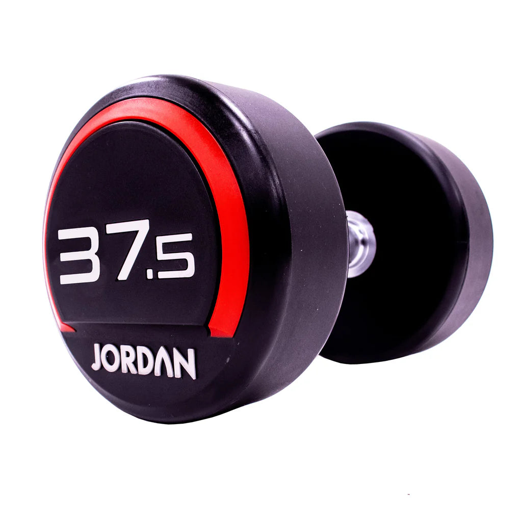 JORDAN® Urethane Dumbbells 2.5kg to 50kg in 2.5 increments