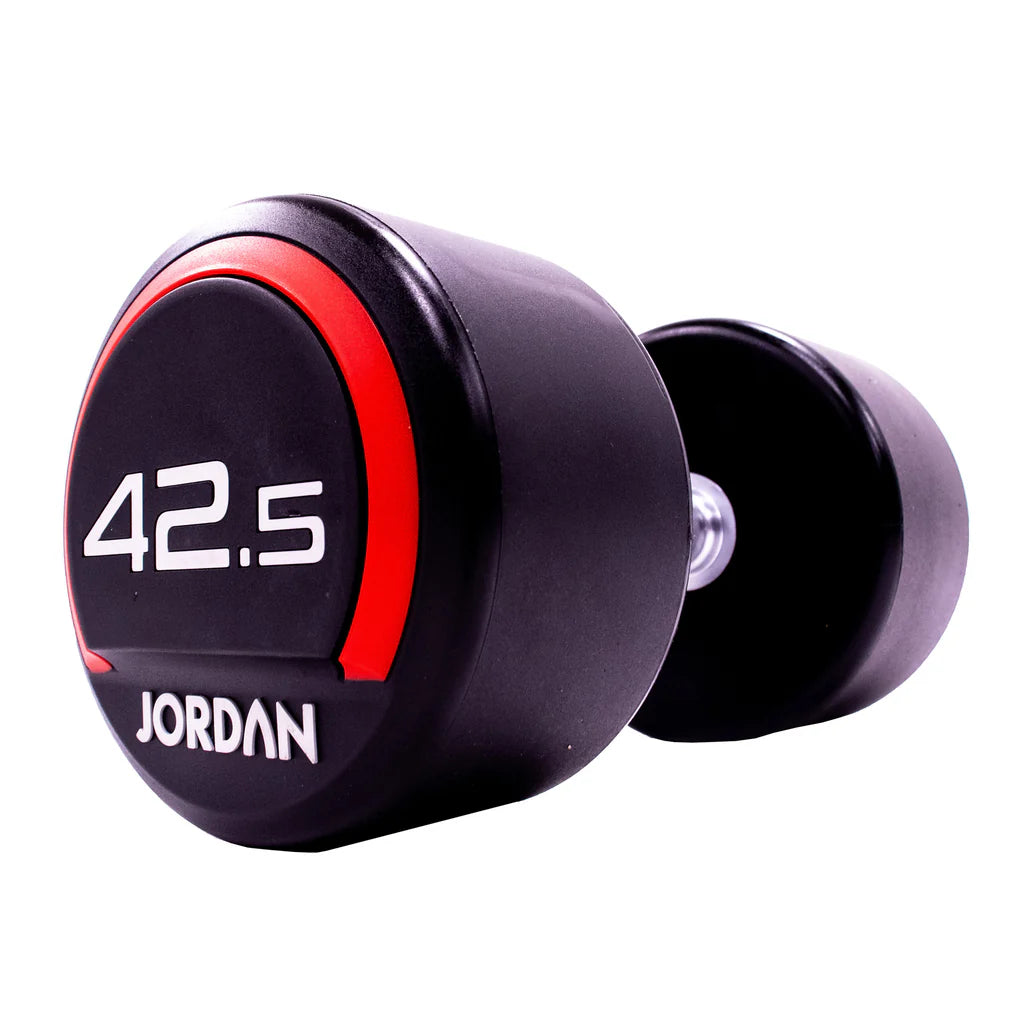 JORDAN® Urethane Dumbbells 2.5kg to 50kg in 2.5 increments