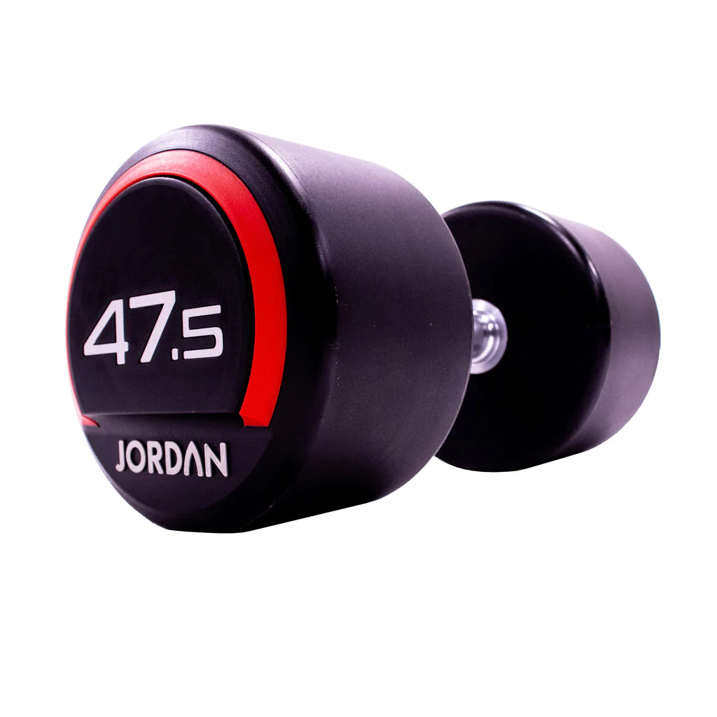JORDAN® Urethane Dumbbells 2.5kg to 50kg in 2.5 increments