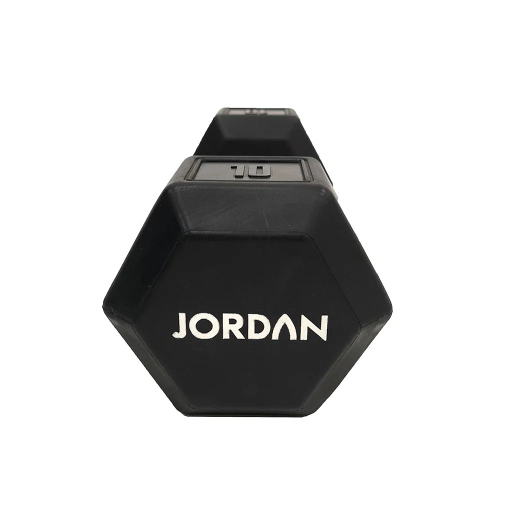 JORDAN HEX Dumbbells - Urethane 1kg-10kg Set (10 Pairs/ 1kg increments)
