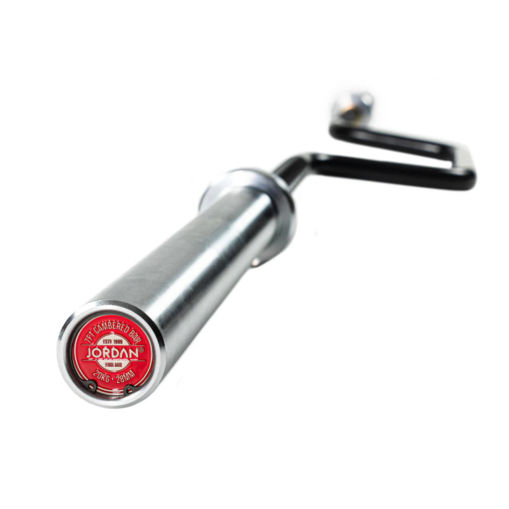 Olympic Cambered Bar - 7ft plus FREE!! Jordan clips