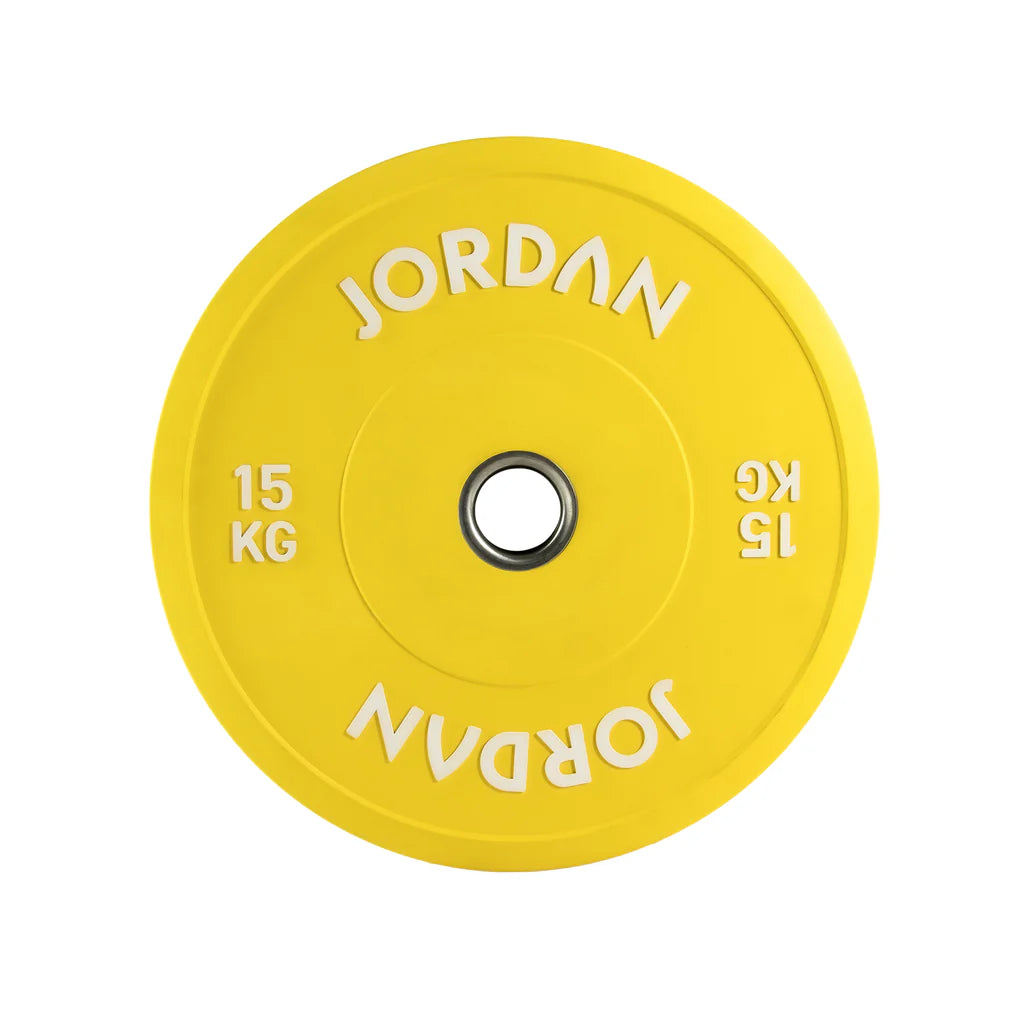 JORDAN® Coloured Rubber Bumper Plate 15kg