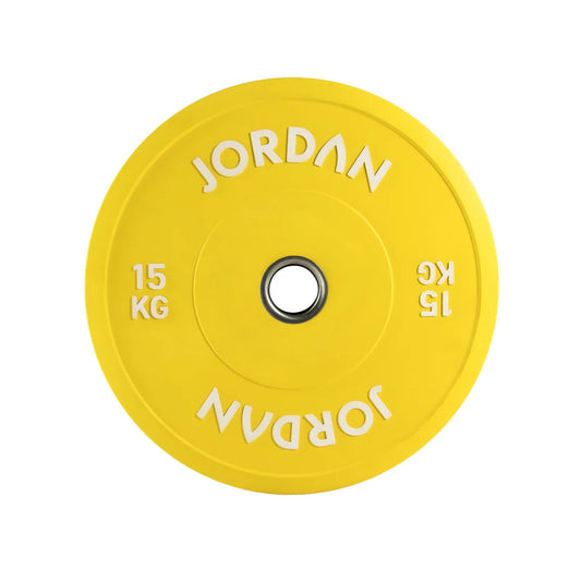 JORDAN® Coloured Rubber Bumper Plate 15kg