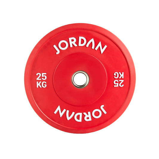 JORDAN® Coloured Rubber Bumper Plate 25KG