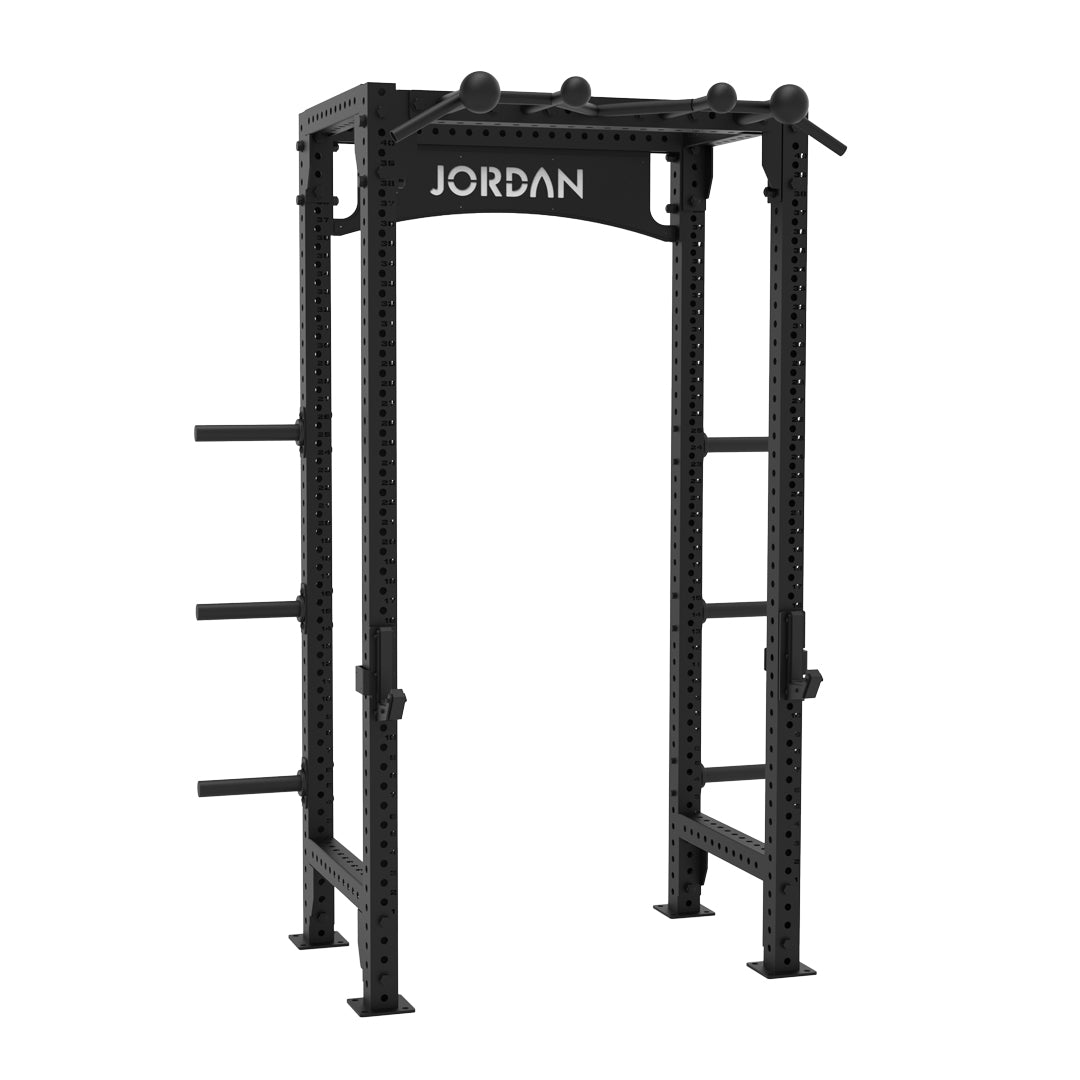 Jordan j75 compact power rack in black plus FREE Jordan barbell