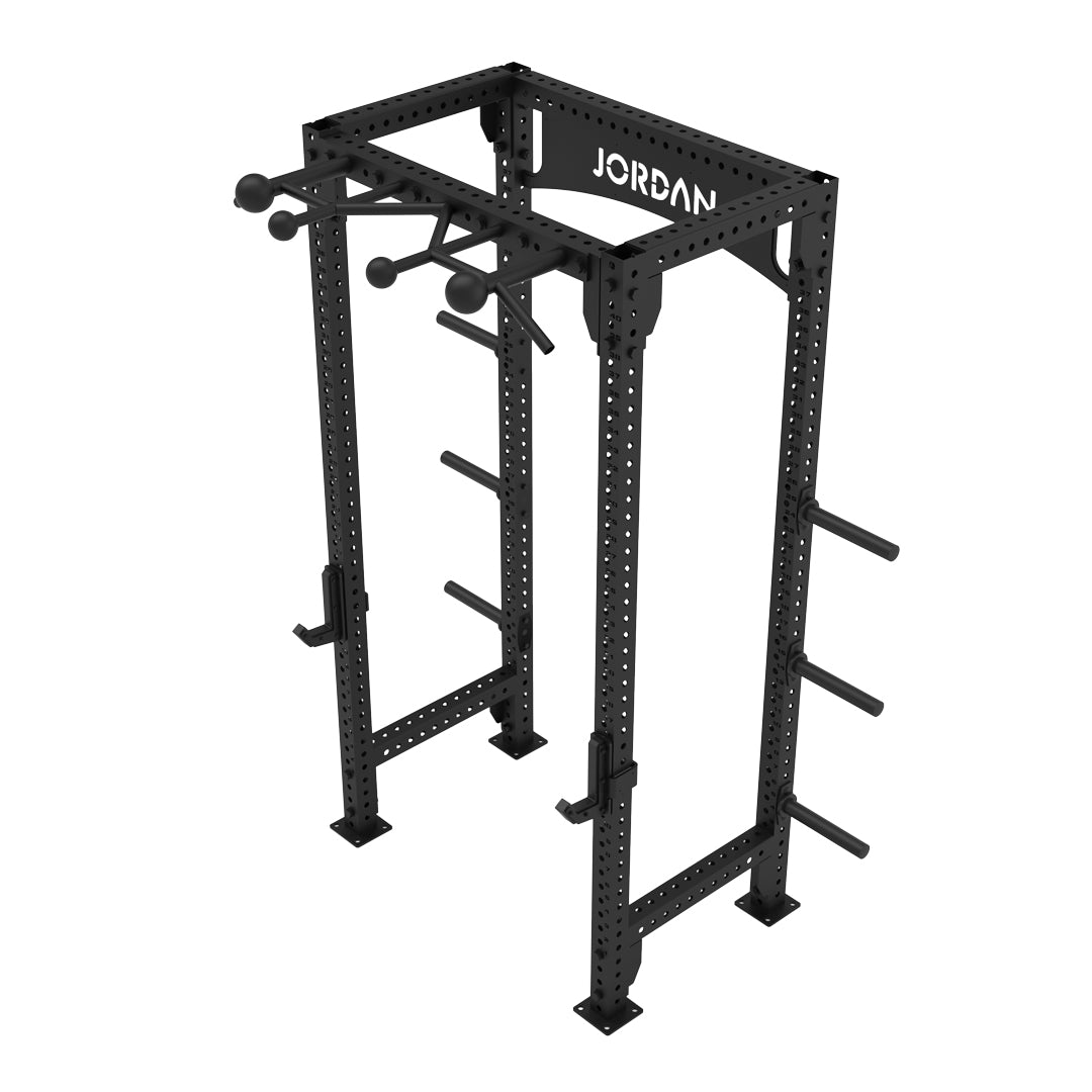 Jordan j75 compact power rack in black plus FREE Jordan barbell