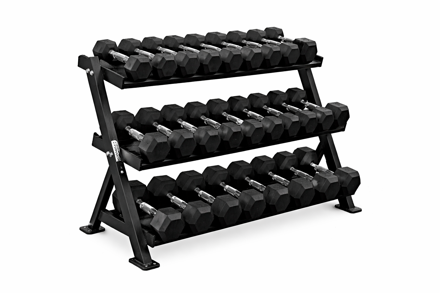 2.5kg - 30kg | Hex Dumbbell Set with Rack