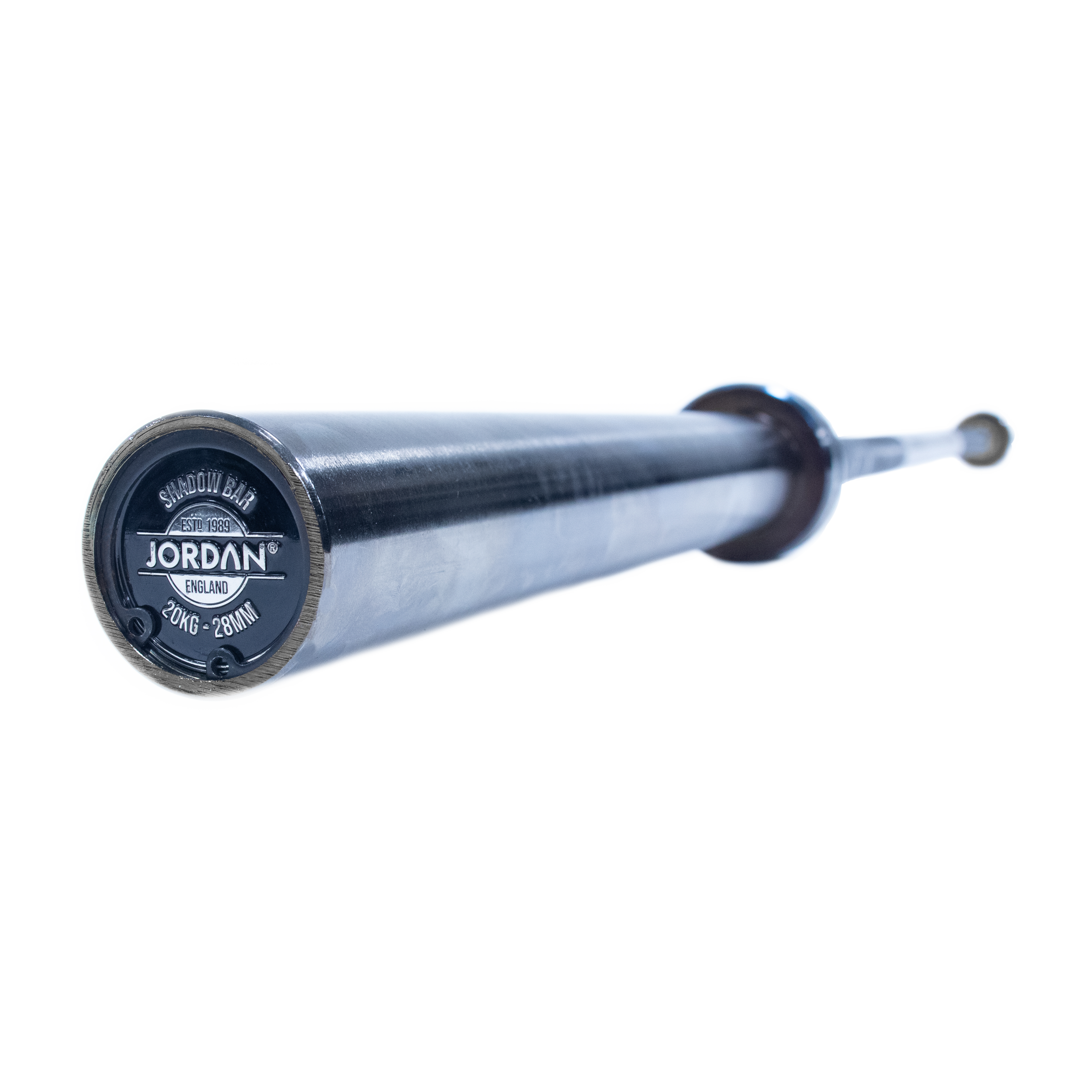 7ft Black Olympic "Shadow" Bar, 28mm Grip (900kgs/2000lb Tested) plus FREE clips