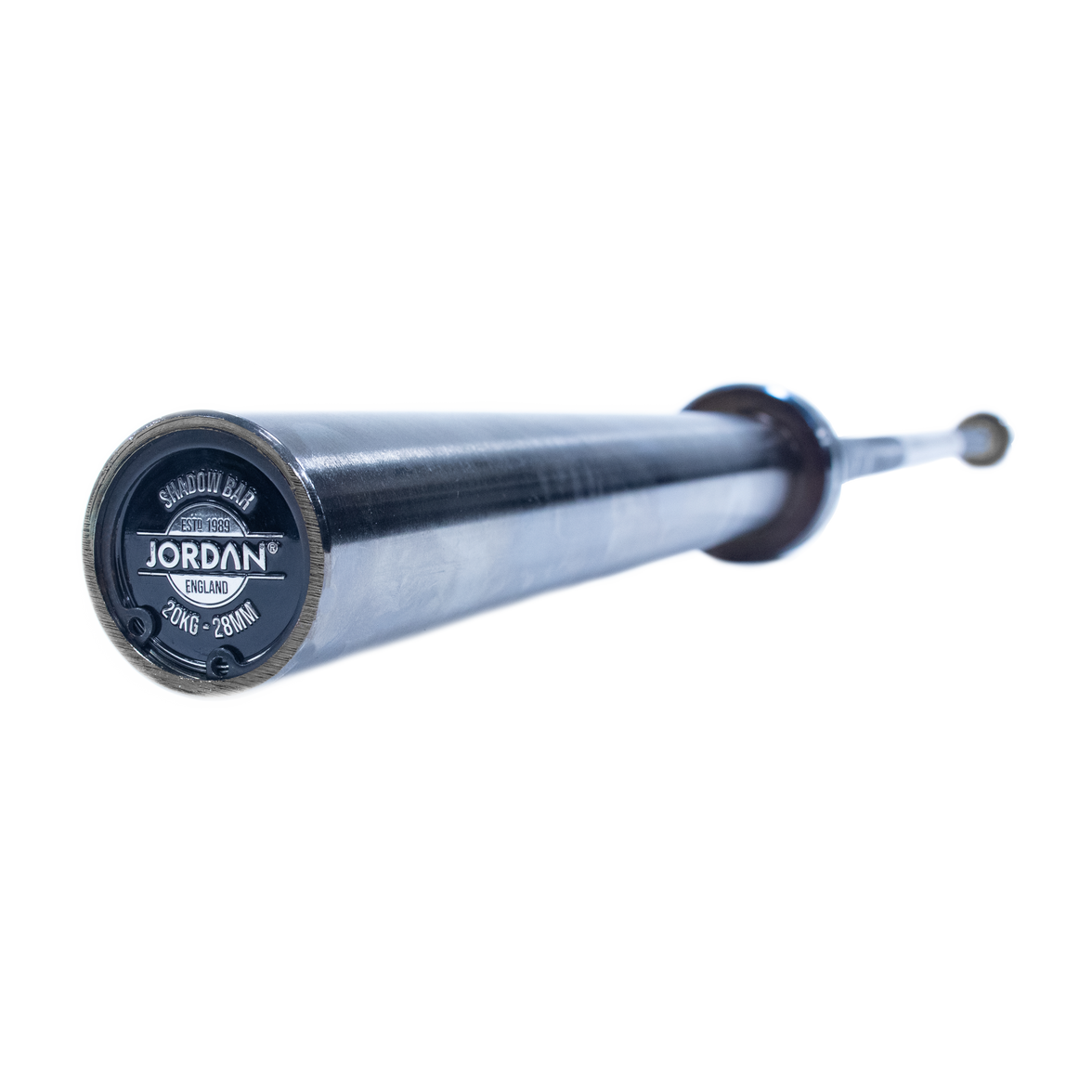 7ft Black Olympic "Shadow" Bar, 28mm Grip (900kgs/2000lb Tested) plus FREE clips